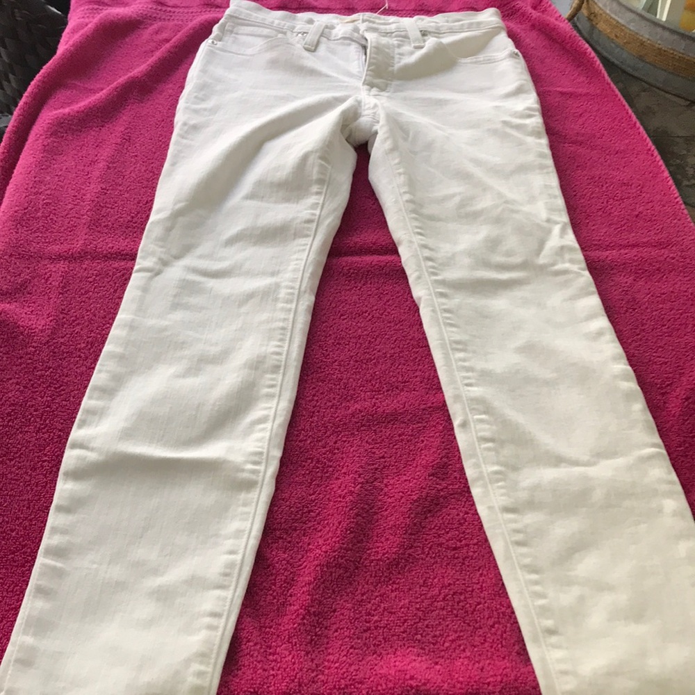 New madewell white jeans